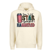Star Spangled Hammered Premium Hoodie | Teevron