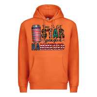 Carrot Star Spangled Hammered Premium Hoodie - CowhideDigitalArt