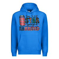 True Royal Star Spangled Hammered Premium Hoodie - CowhideDigitalArt