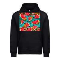 Black watermelon and sunflowers Urban Hoodie - HRA Design Shop