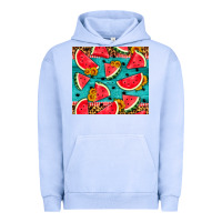 Watermelon And Sunflowers Urban Hoodie | Teevron