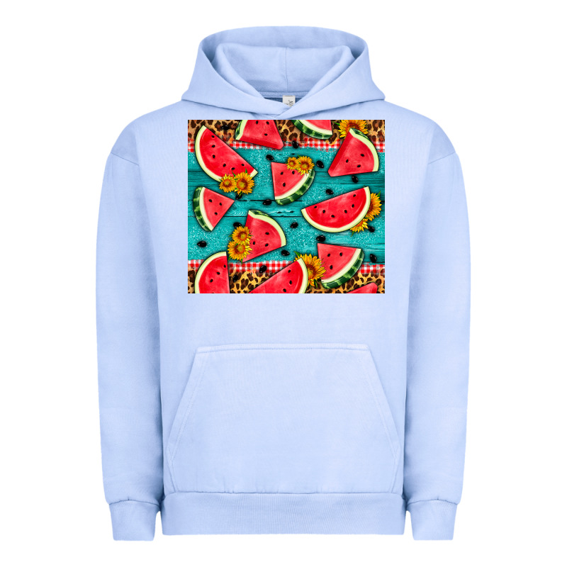 Watermelon And Sunflowers Urban Hoodie by HRA Design Shop | Teevron