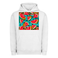 Pigment Lunar Rock watermelon and sunflowers Urban Hoodie - HRA Design Shop