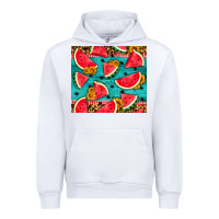 White watermelon and sunflowers Urban Hoodie - HRA Design Shop