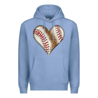 Colony Blue baseball heart Premium Hoodie - HRA Design Shop