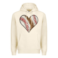 Tofu baseball heart Premium Hoodie - HRA Design Shop