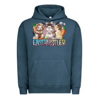 Pigment Midnight Navy east hustler Urban Hoodie - RacoonDesign