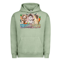 Pigment Oil Green east hustler Urban Hoodie - RacoonDesign