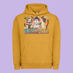 East Hustler Urban Hoodie Designed By Racoondesign
