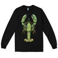 Black lobster Long Sleeve Tee - BarkalooDesign
