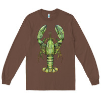 Chestnut lobster Long Sleeve Tee - BarkalooDesign