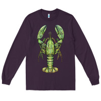 Plum lobster Long Sleeve Tee - BarkalooDesign