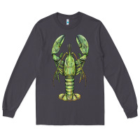 Smoke lobster Long Sleeve Tee - BarkalooDesign