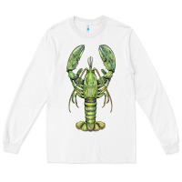 White lobster Long Sleeve Tee - BarkalooDesign