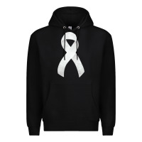Black lung cancer ribbon fa element Premium Hoodie - FaDigitalArtStudio