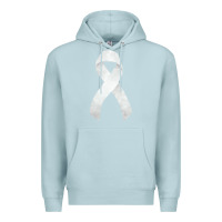Blue Mist lung cancer ribbon fa element Premium Hoodie - FaDigitalArtStudio