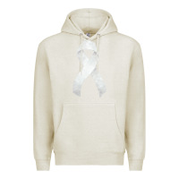 Oatmeal Heather lung cancer ribbon fa element Premium Hoodie - FaDigitalArtStudio