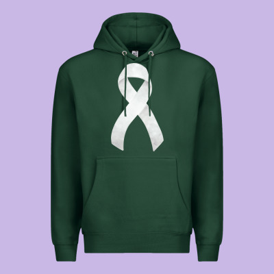 Lung Cancer Ribbon Fa Element Premium Hoodie Designed By Fadigitalartstudio