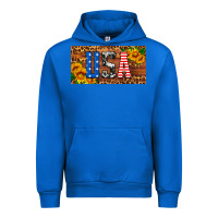 Cobalt usa sunflowers license plate Urban Hoodie - HRA Design Shop