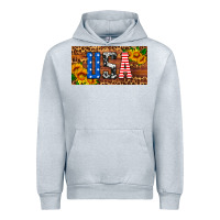 Heather Grey usa sunflowers license plate Urban Hoodie - HRA Design Shop