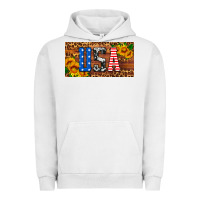 Usa Sunflowers License Plate Urban Hoodie | Teevron