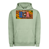 Pigment Oil Green usa sunflowers license plate Urban Hoodie - HRA Design Shop
