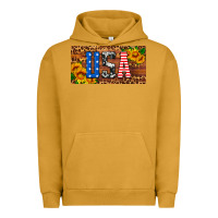 Pigment Peanut Butter usa sunflowers license plate Urban Hoodie - HRA Design Shop