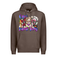 Coffee one hop lunch day Premium Hoodie - RacoonDesign