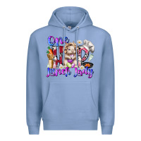 Colony Blue one hop lunch day Premium Hoodie - RacoonDesign