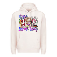 Pale Pink one hop lunch day Premium Hoodie - RacoonDesign