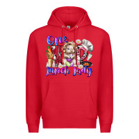Red one hop lunch day Premium Hoodie - RacoonDesign