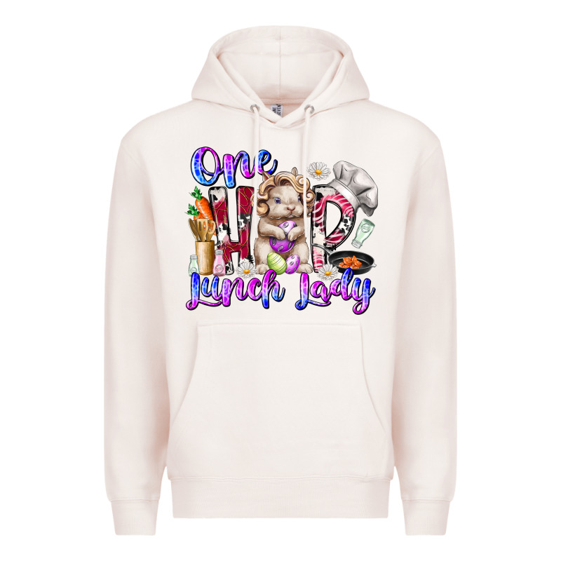 One Hop Lunch Day Premium Hoodie by RacoonDesign | Teevron
