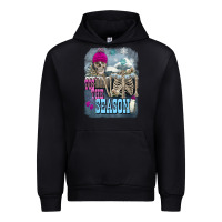 Black Winter tis the season skeleton Urban Hoodie - FaDigitalArtStudio