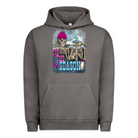 Pigment Tornado Winter tis the season skeleton Urban Hoodie - FaDigitalArtStudio