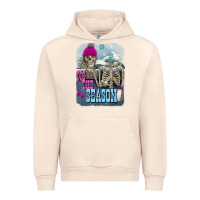 Sandshell Winter tis the season skeleton Urban Hoodie - FaDigitalArtStudio
