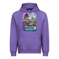 Tulip Winter tis the season skeleton Urban Hoodie - FaDigitalArtStudio
