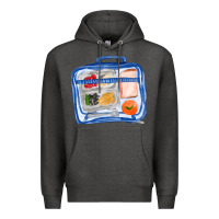 Charcoal Heather lunchbox fa element Premium Hoodie - FaDigitalArtStudio