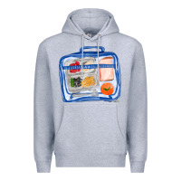 Heather Grey lunchbox fa element Premium Hoodie - FaDigitalArtStudio