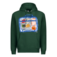 Sports Green lunchbox fa element Premium Hoodie - FaDigitalArtStudio