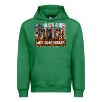 Emerald just a girl who loves horses Urban Hoodie - CowhideDigitalArt