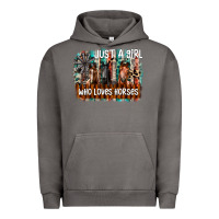 Pigment Tornado just a girl who loves horses Urban Hoodie - CowhideDigitalArt
