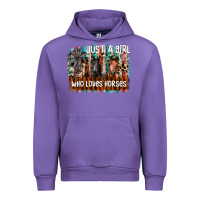 Tulip just a girl who loves horses Urban Hoodie - CowhideDigitalArt