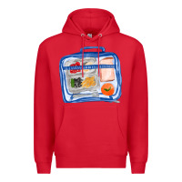 Red lunchbox fa element Premium Hoodie - FaDigitalArtStudio