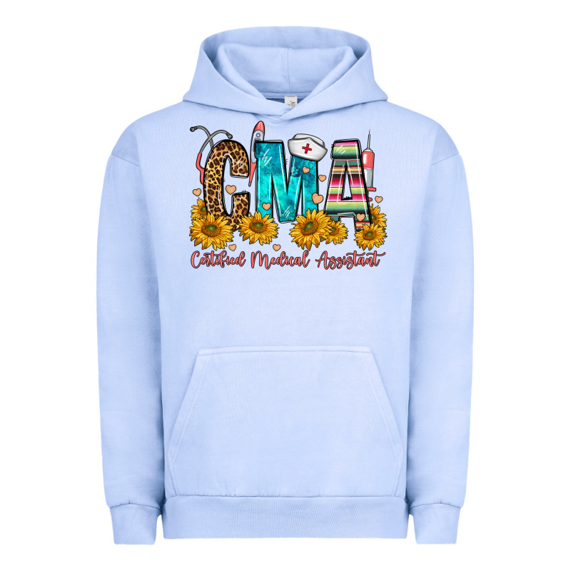 Cma Certified Medical Assistant Urban Hoodie by FaDigitalArtStudio | Teevron
