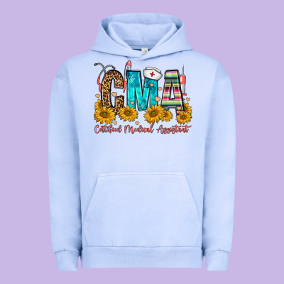 Cma Certified Medical Assistant Urban Hoodie Designed By Fadigitalartstudio