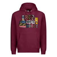 Burgundy Tequila Premium Hoodie - CowhideDigitalArt
