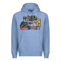 Colony Blue Tequila Premium Hoodie - CowhideDigitalArt
