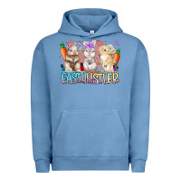 Pigment Pebble Blue east nail hustler Urban Hoodie - RacoonDesign