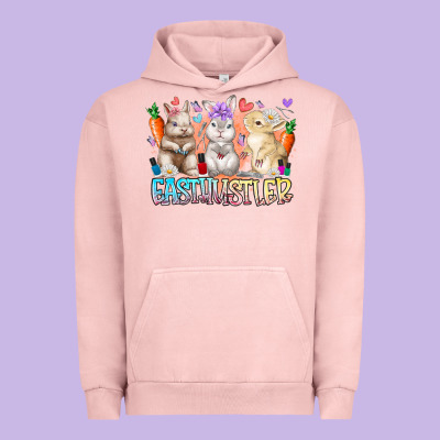 East Nail Hustler Urban Hoodie Designed By Racoondesign