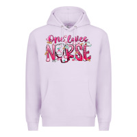 Lilac one loves nurse Premium Hoodie - RacoonDesign